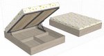 Механизм для подъема 2-спальной кровати с газовыми амортизаторами 1200N, Suspa (арт.110290).jpg