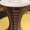 Параметрический круглый стол - макет для резки из МДФ