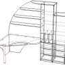 Рабочее место: стол + шкаф - модель и чертежи базис-мебельщик