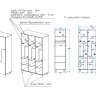 Кабинки 3-х секционные для раздевалки (модель и чертежи bCAD)