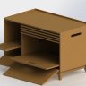 Ящик для мусора - модель и чертежи в SolidWorks