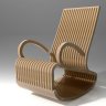 Параметрическое кресло качалка из фанеры - чертежи, модель в формате stp, igs, x_t