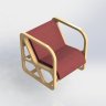 Кресло квадратное и Кресло с регулировкой спинки - Чертежи в формате SLDPRT / SLDASM