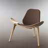Трехногий стул на одной раме - чертежи SolidWorks