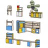 Сборник игровой мебели для детского сада - модели базис-мебельщик