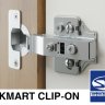 Библиотека MAKMART "Петли мебельные Clip-on с доводчиком" для Базис-мебельщик