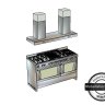 Плита с вытяжкой для общепита для PRO100
