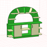 Детская игровая мебель "Ромашки №1" (PRO100)